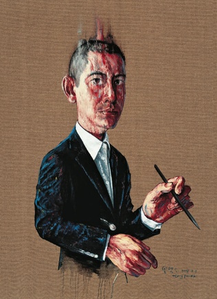 Zeng Fanzhi self-portray